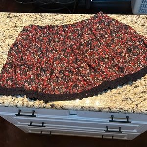 Chelsea & Violet Floral Mini Skirt